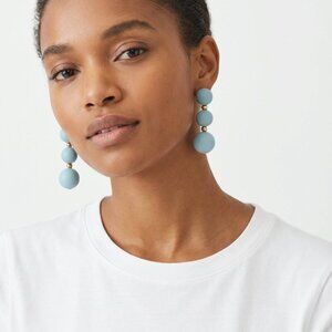 Gorjana Iris Light Blue and Gold Earrings
